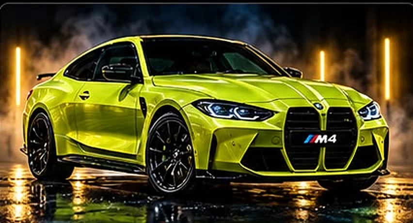 Lime BMW M4